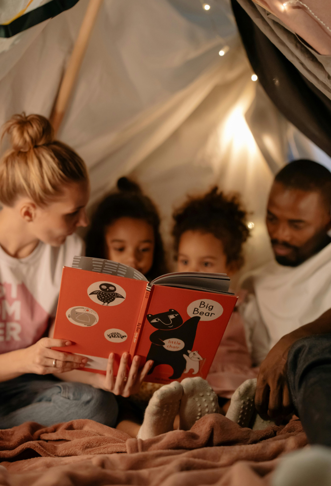 Family tent experience connected to a festival weekend